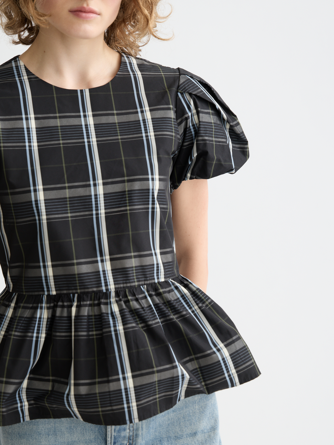 Taffeta peplum top - Scotch & Soda AU