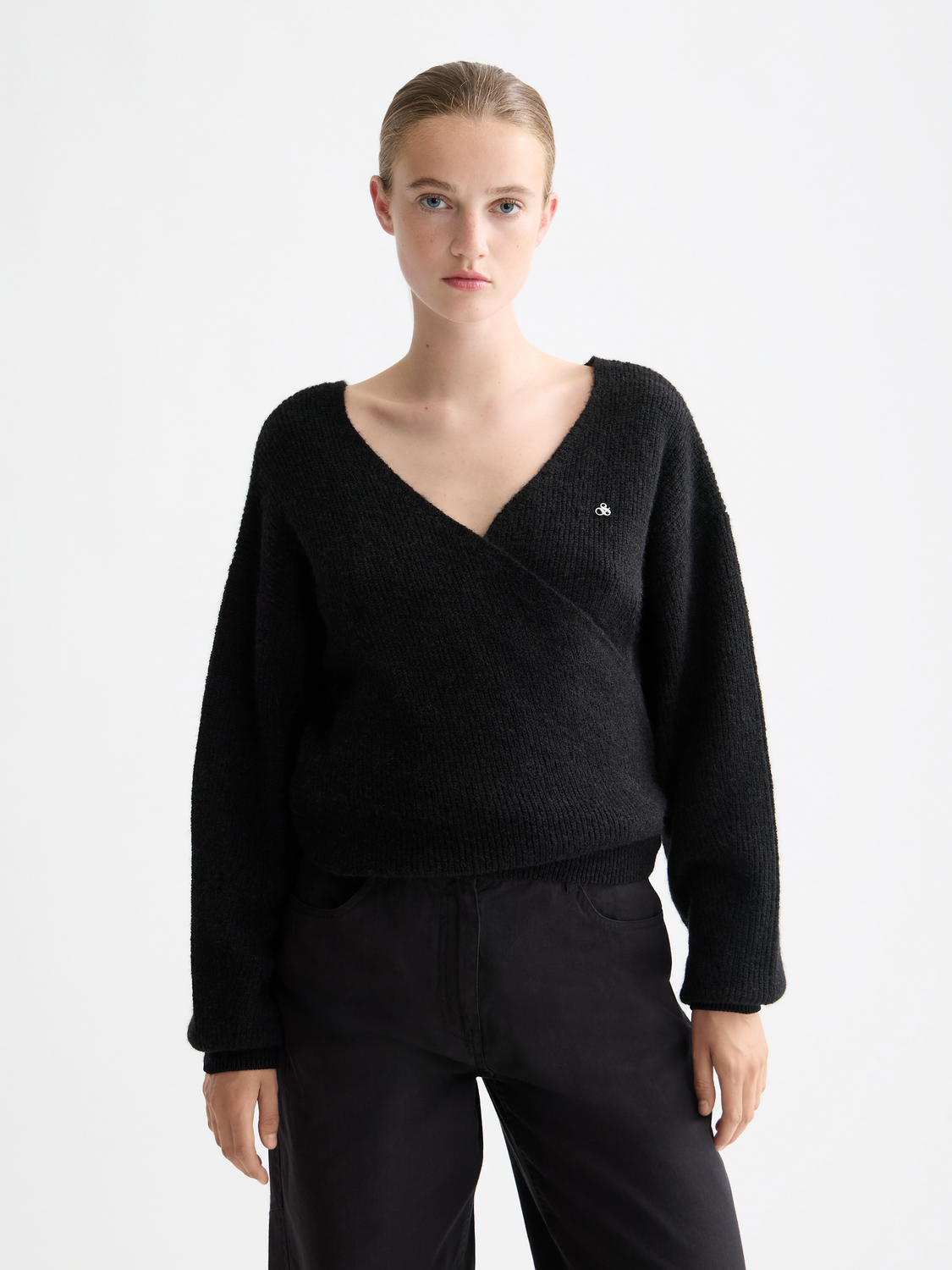 Fuzzy wrap cardigan - Scotch & Soda AU