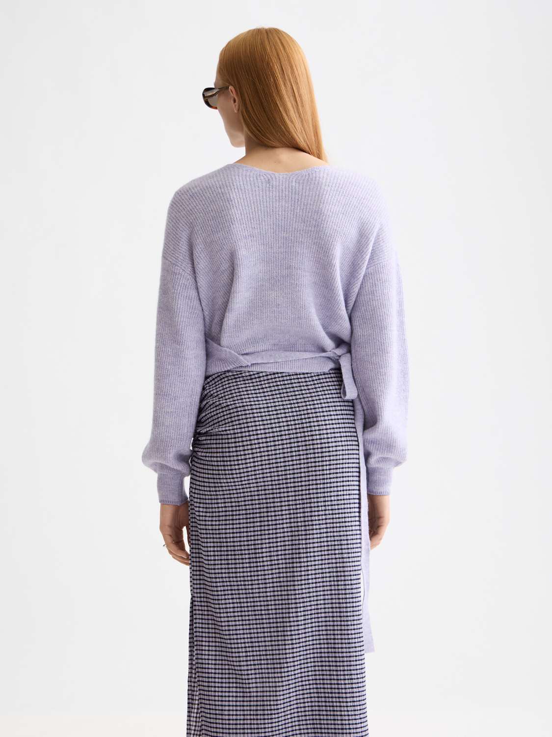 Fuzzy wrap cardigan - Scotch & Soda AU