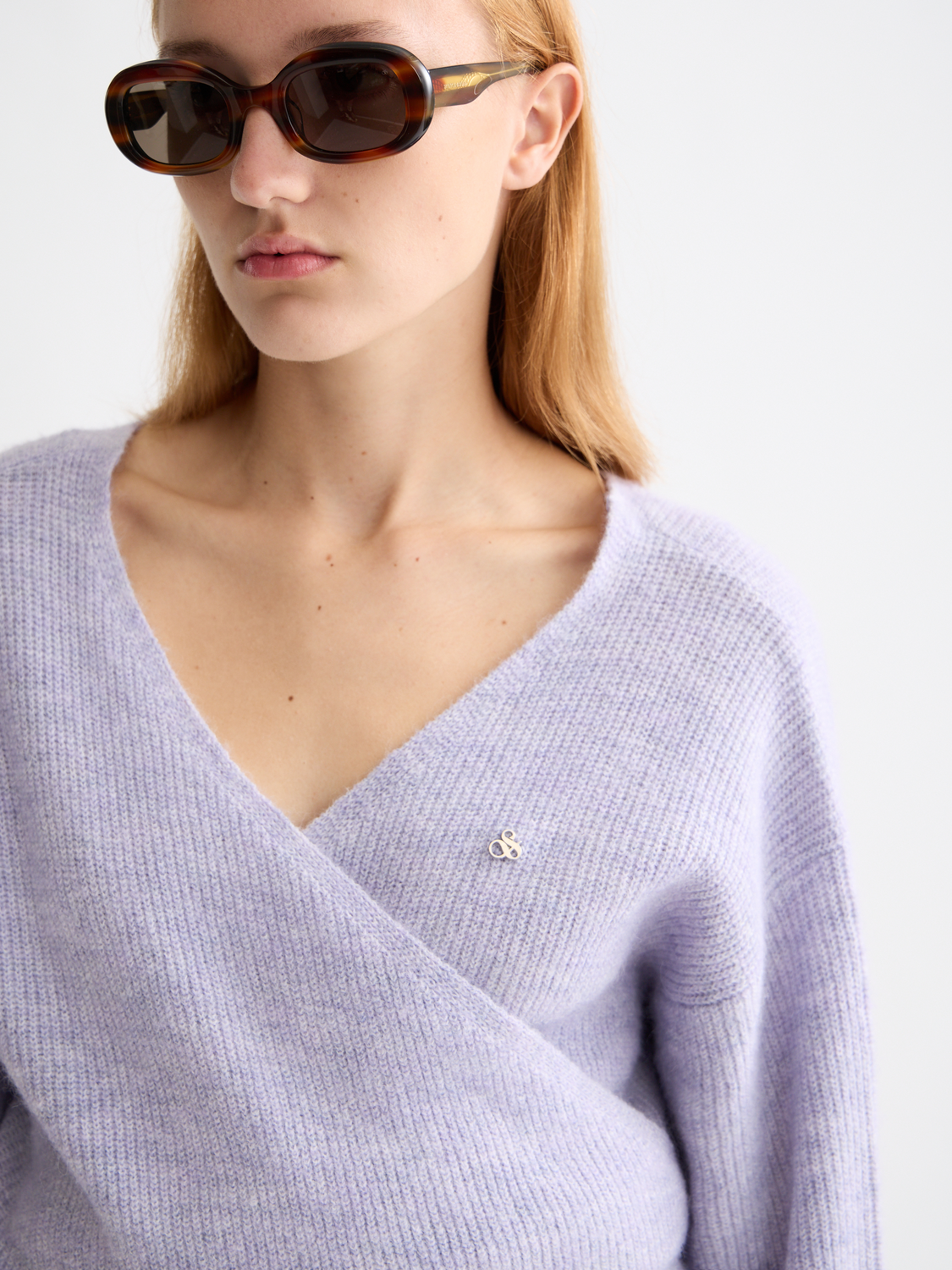 Fuzzy wrap cardigan - Scotch & Soda AU