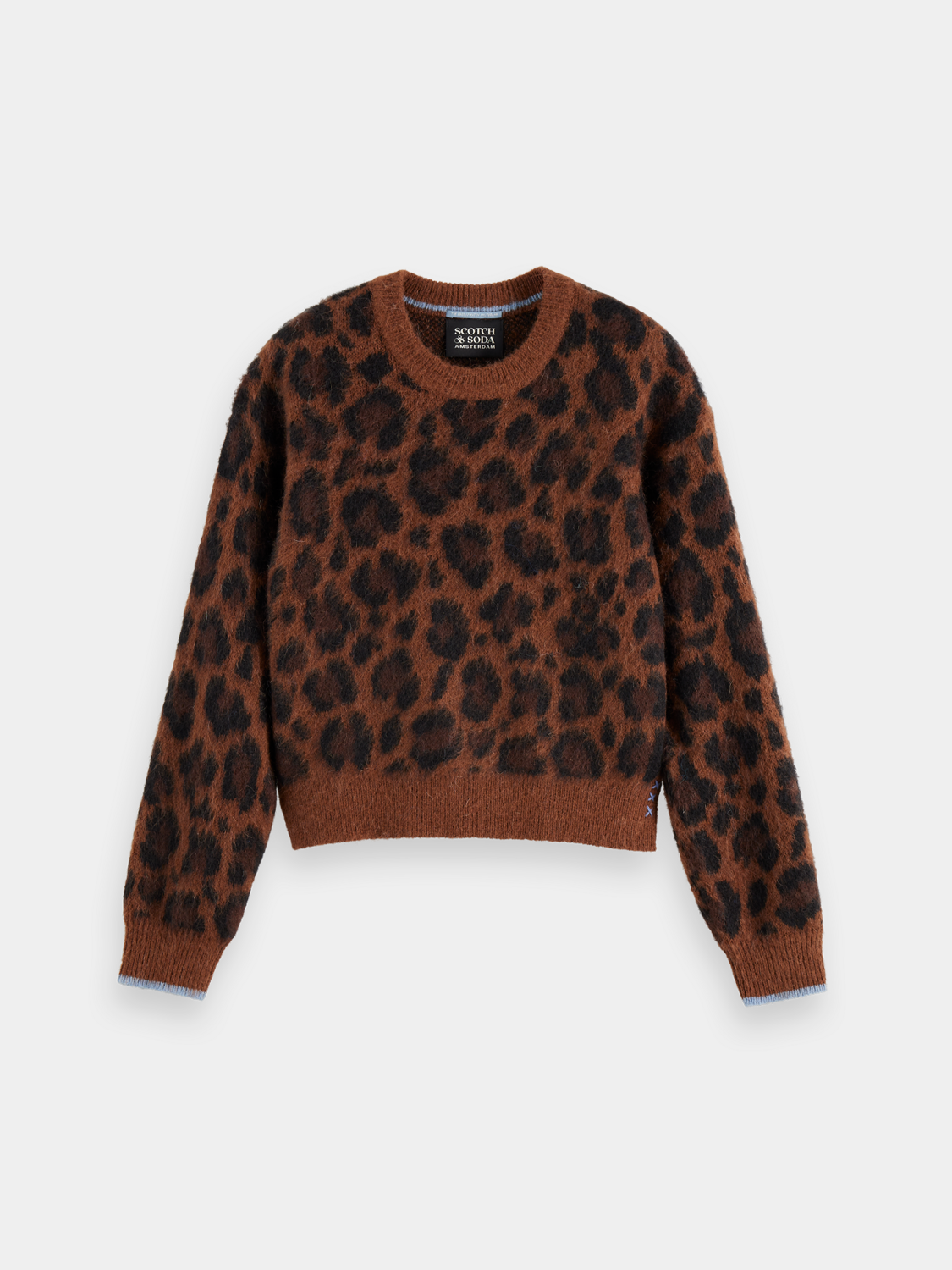 Fuzzy jacquard pullover - Scotch & Soda AU