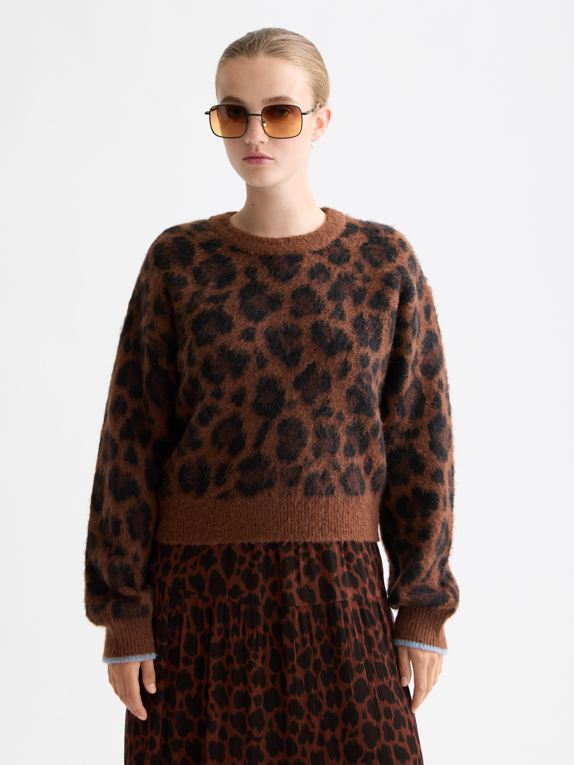 Fuzzy jacquard pullover - Scotch & Soda AU