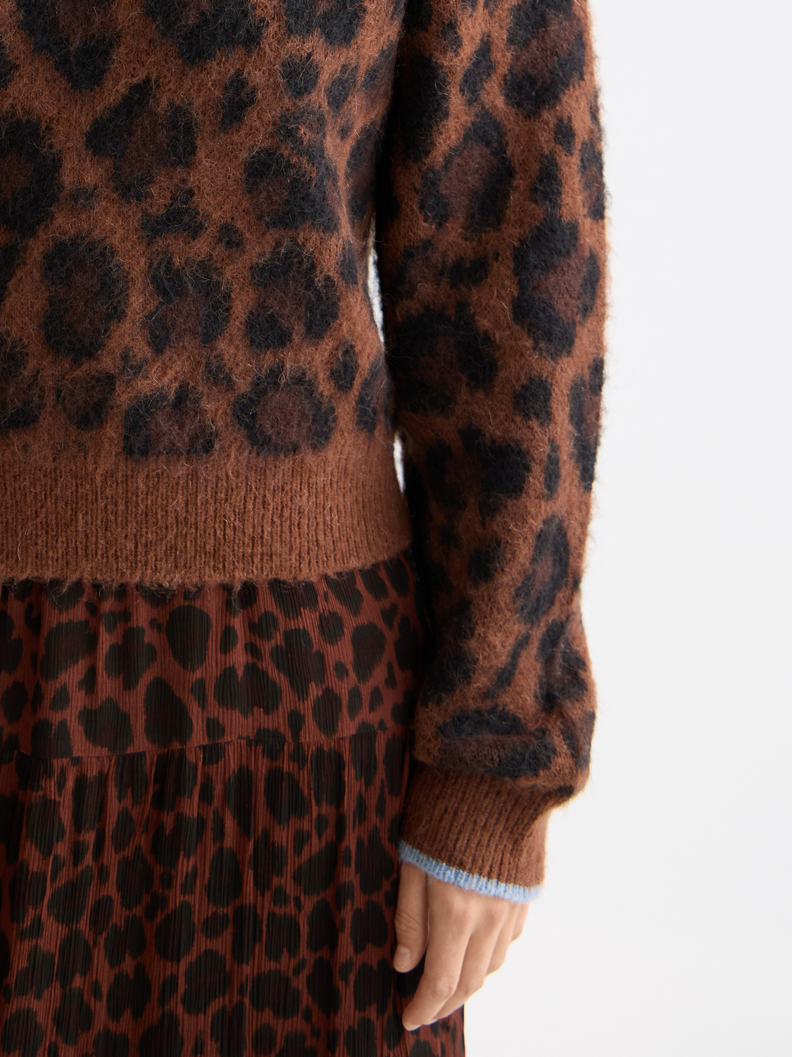 Fuzzy jacquard pullover - Scotch & Soda AU