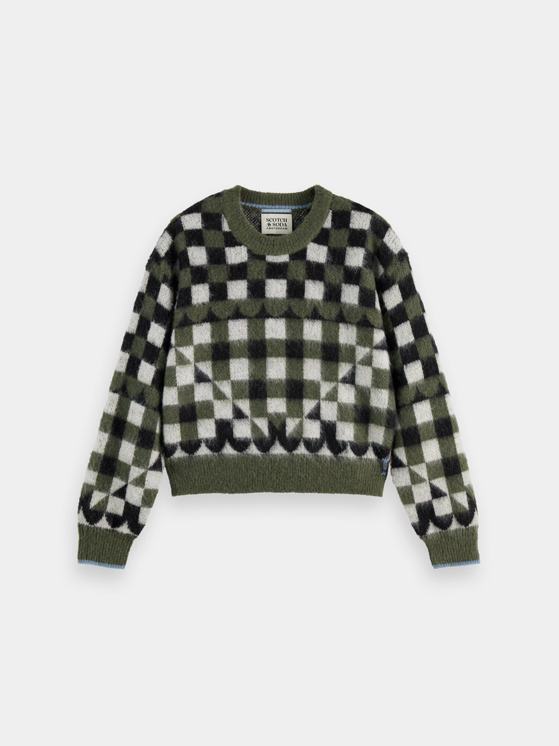 Fuzzy jacquard pullover - Scotch & Soda AU