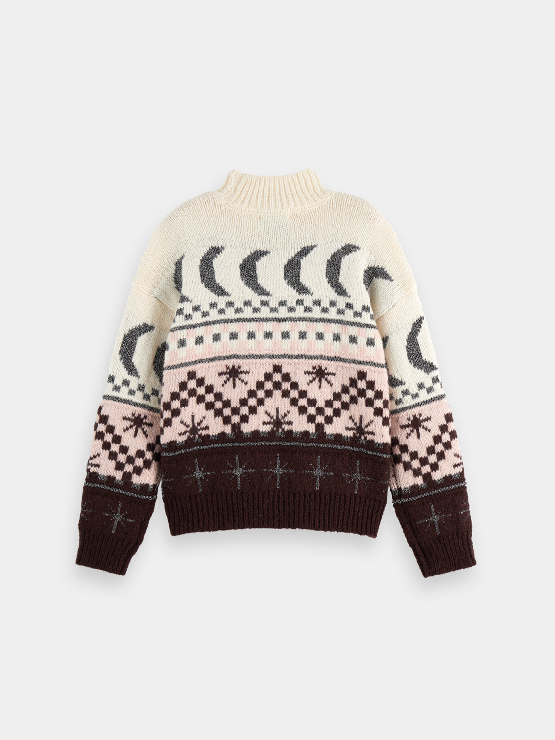 Metallic Fair Isle pullover - Scotch & Soda AU