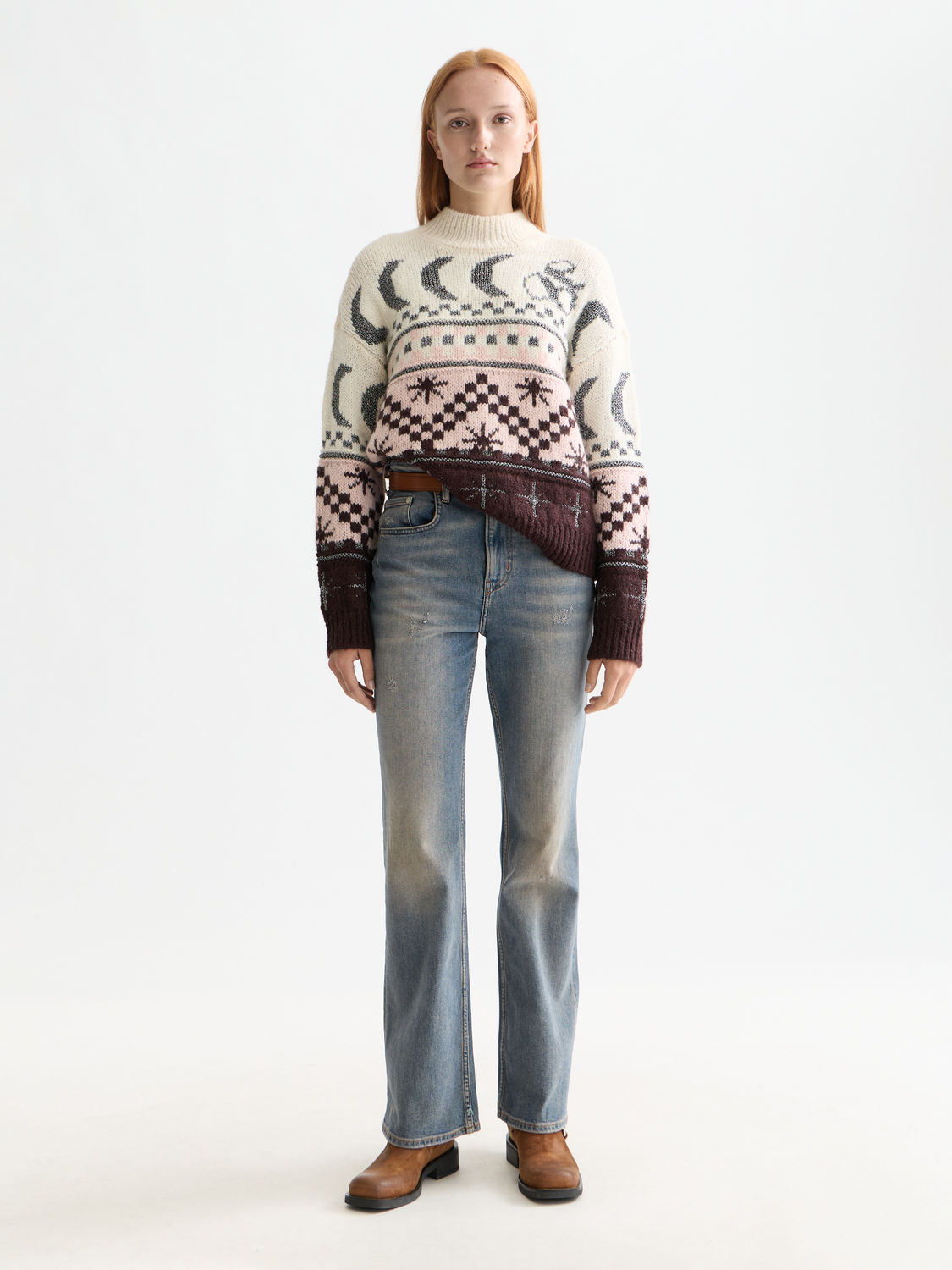 Metallic Fair Isle pullover - Scotch & Soda AU