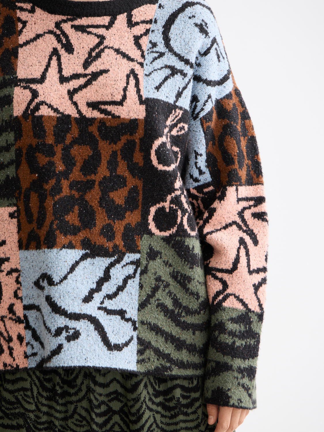 Jacquard oversized pullover - Scotch & Soda AU