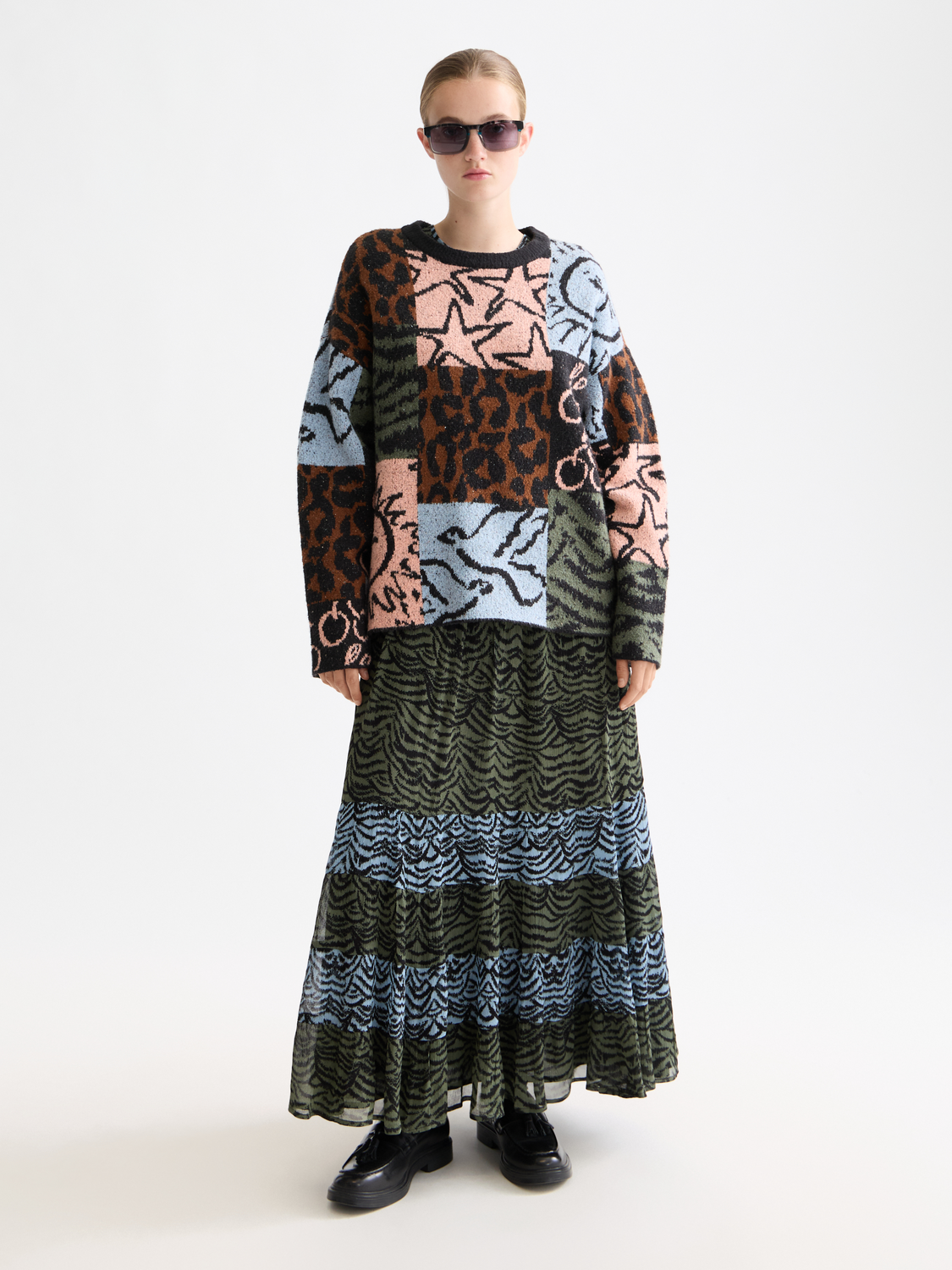 Jacquard oversized pullover - Scotch & Soda AU