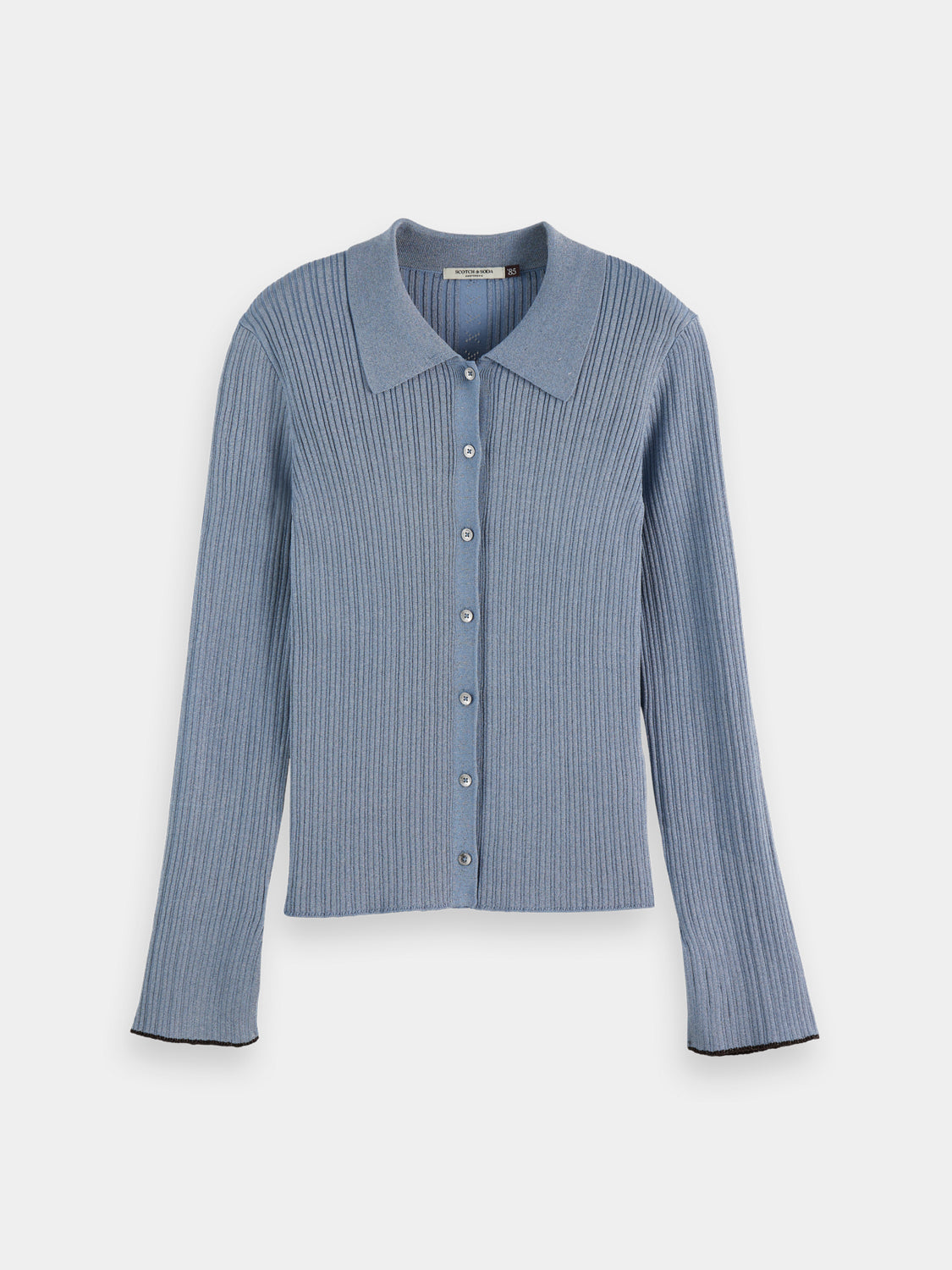 Metallic fitted button up top - Scotch & Soda AU