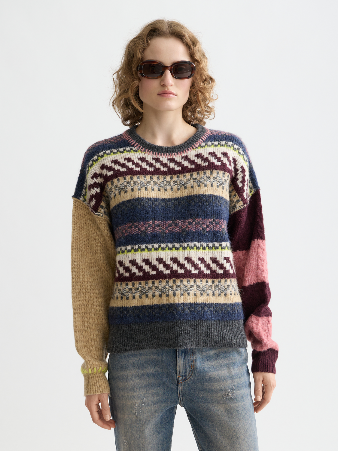 Blocked Fair Isle pullover - Scotch & Soda AU