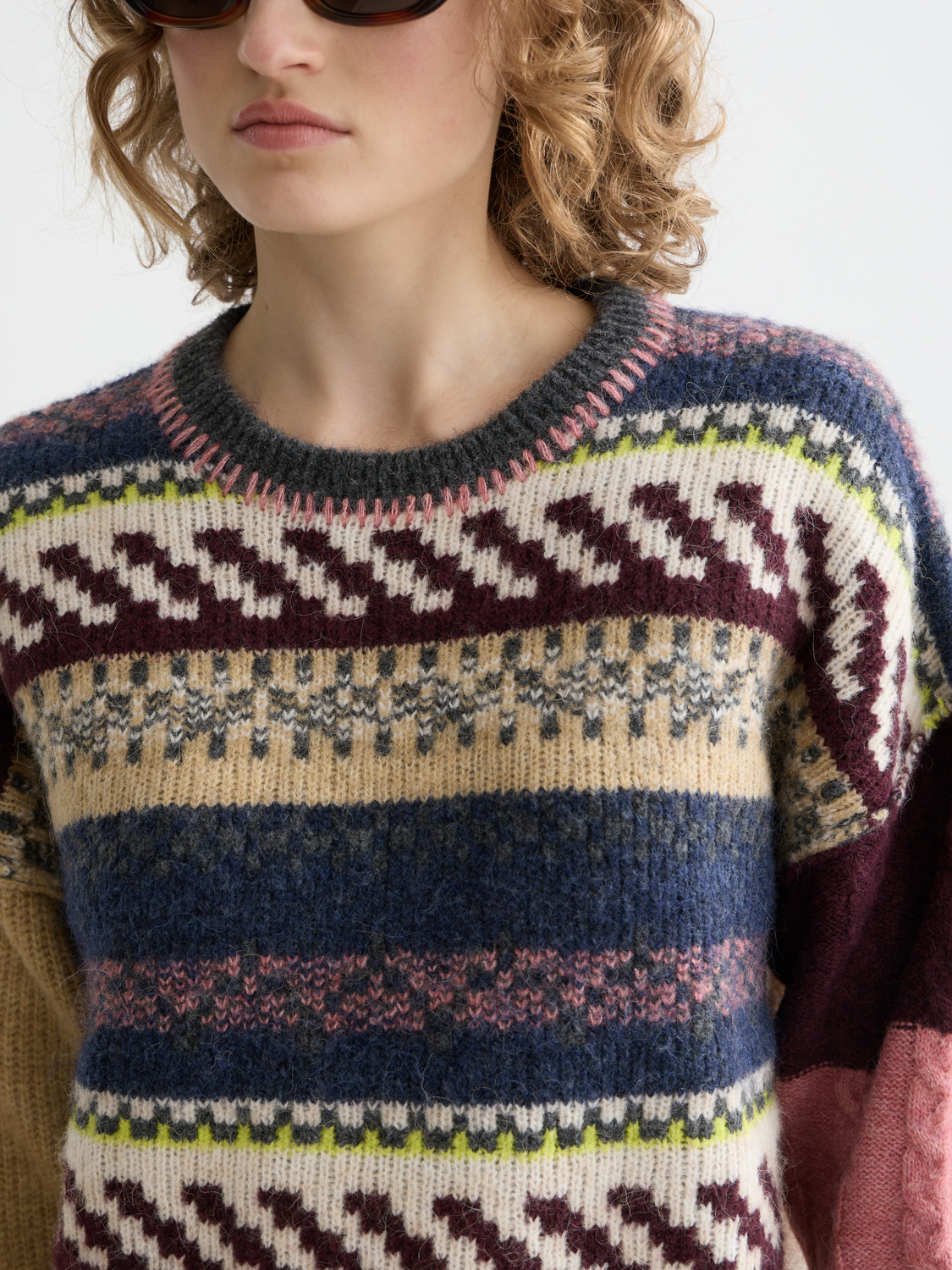 Blocked Fair Isle pullover - Scotch & Soda AU