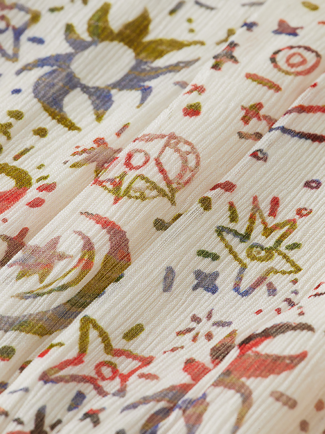 Printed top with tie front - Scotch & Soda AU