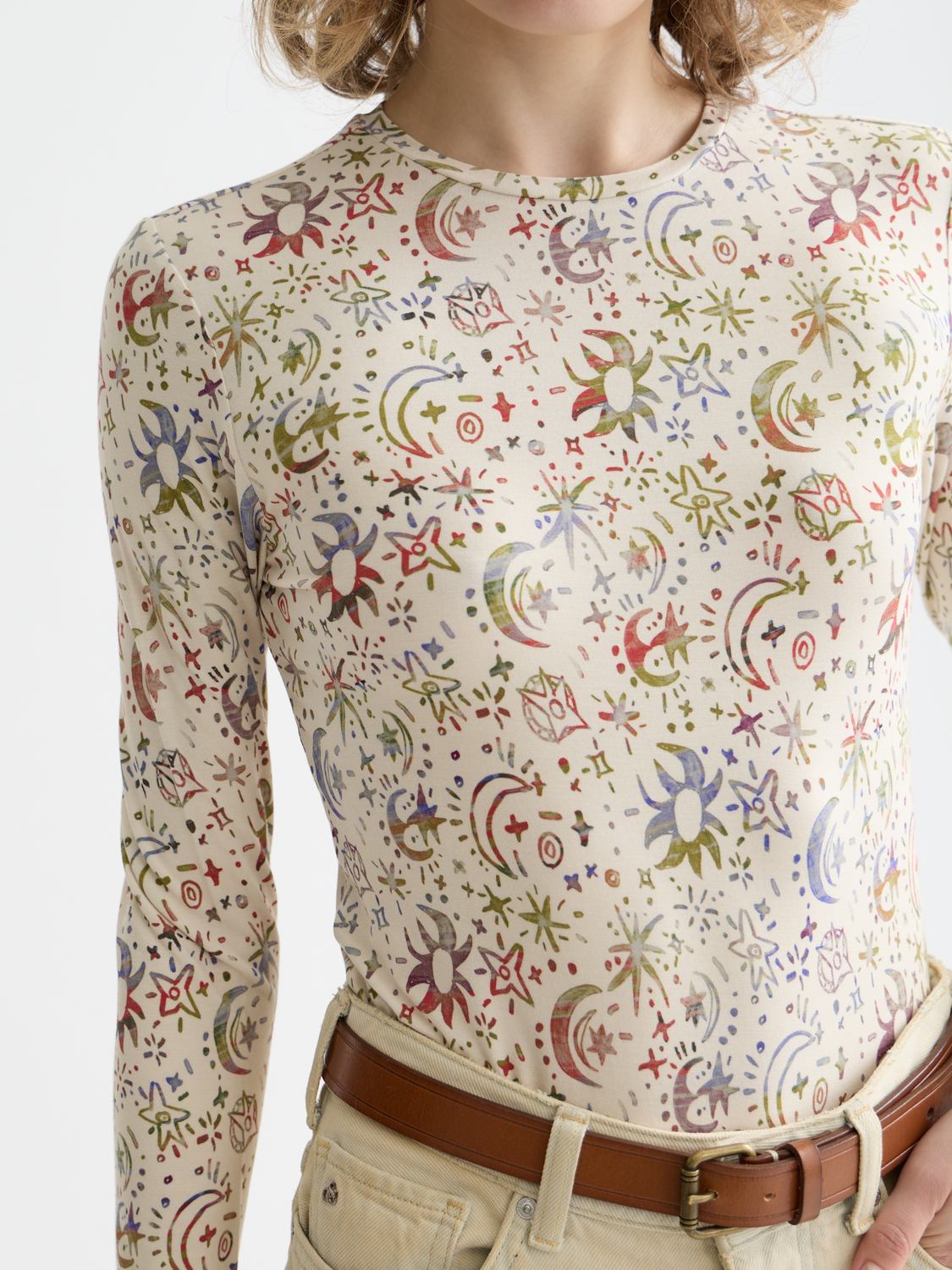 Printed long sleeve t-shirt - Scotch & Soda AU