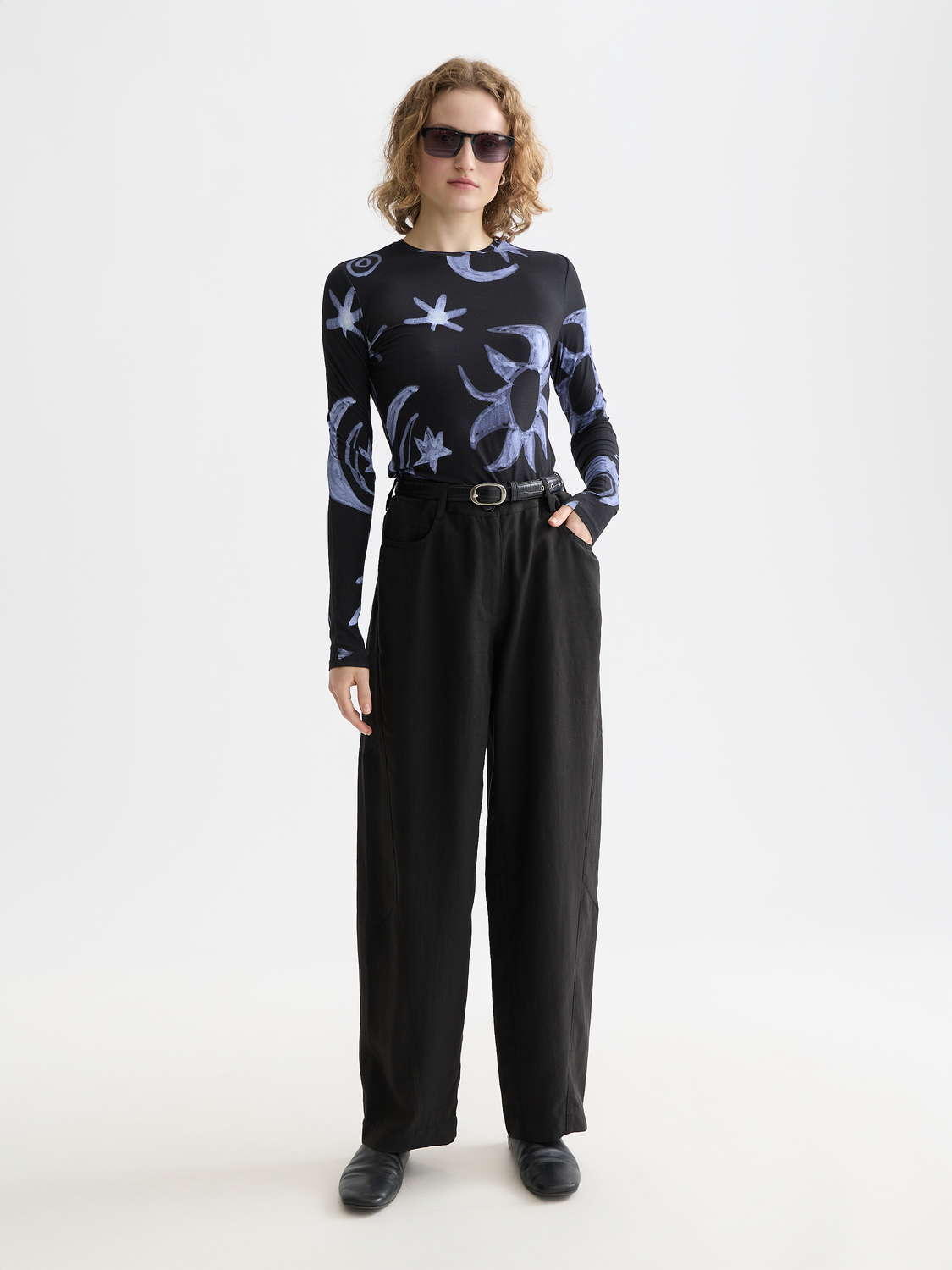 Printed long sleeve t-shirt - Scotch & Soda AU