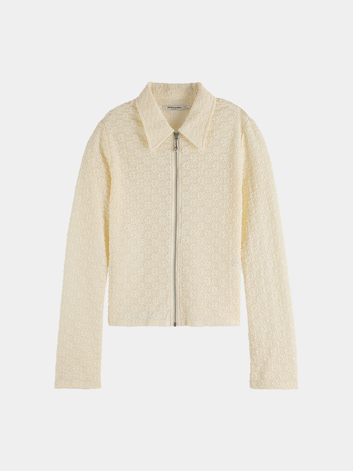 Zip through long sleeve top - Scotch & Soda AU