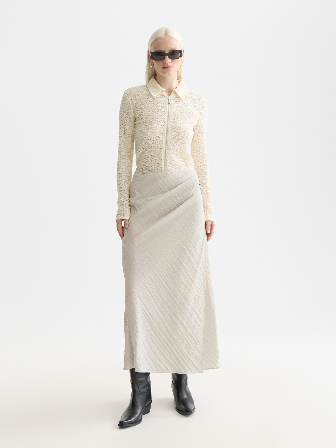 Zip through long sleeve top - Scotch & Soda AU