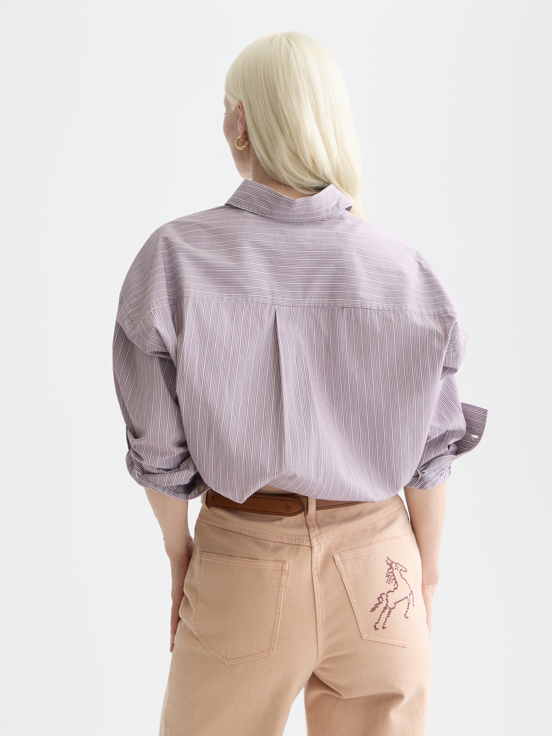 Embroidered girlfriend shirt - Scotch & Soda AU