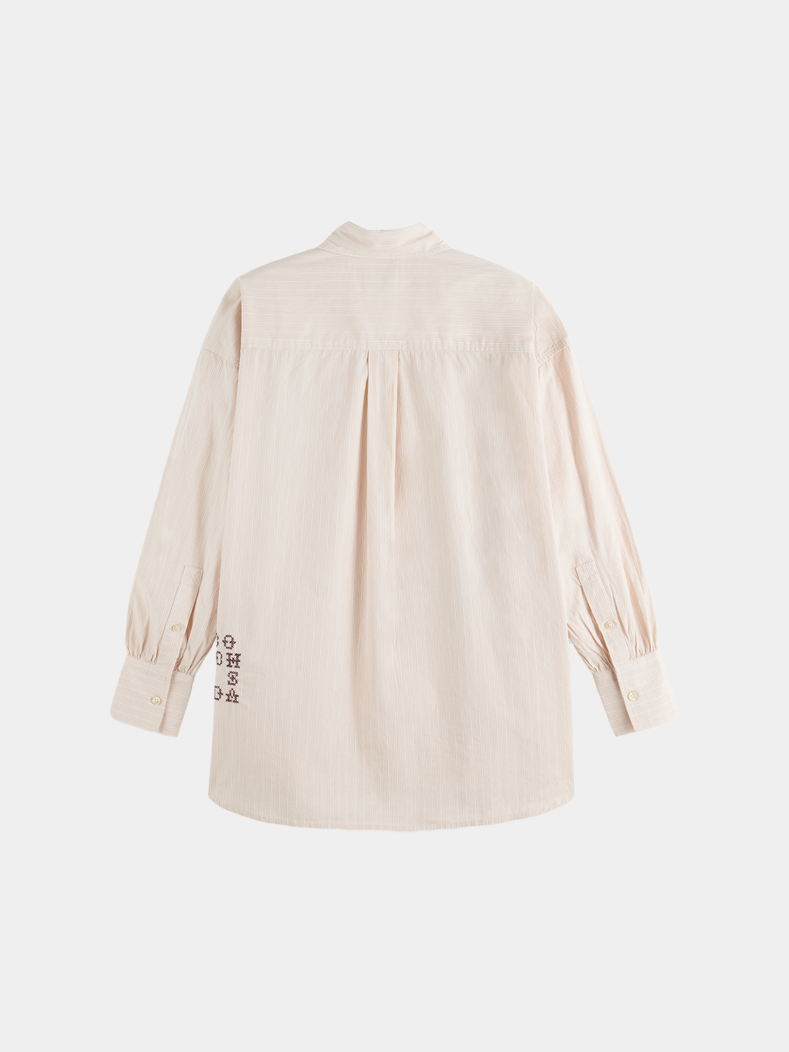 Embroidered girlfriend shirt - Scotch & Soda AU