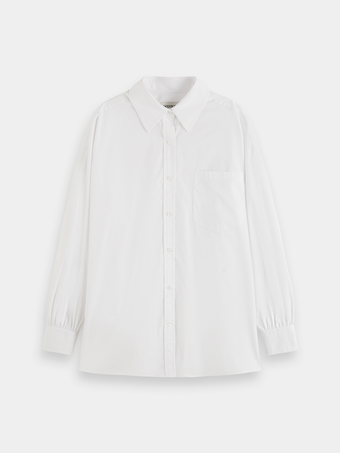 Girlfriend poplin shirt - Scotch & Soda AU
