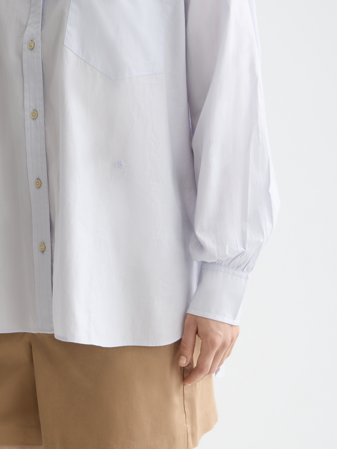 Girlfriend poplin shirt - Scotch & Soda AU