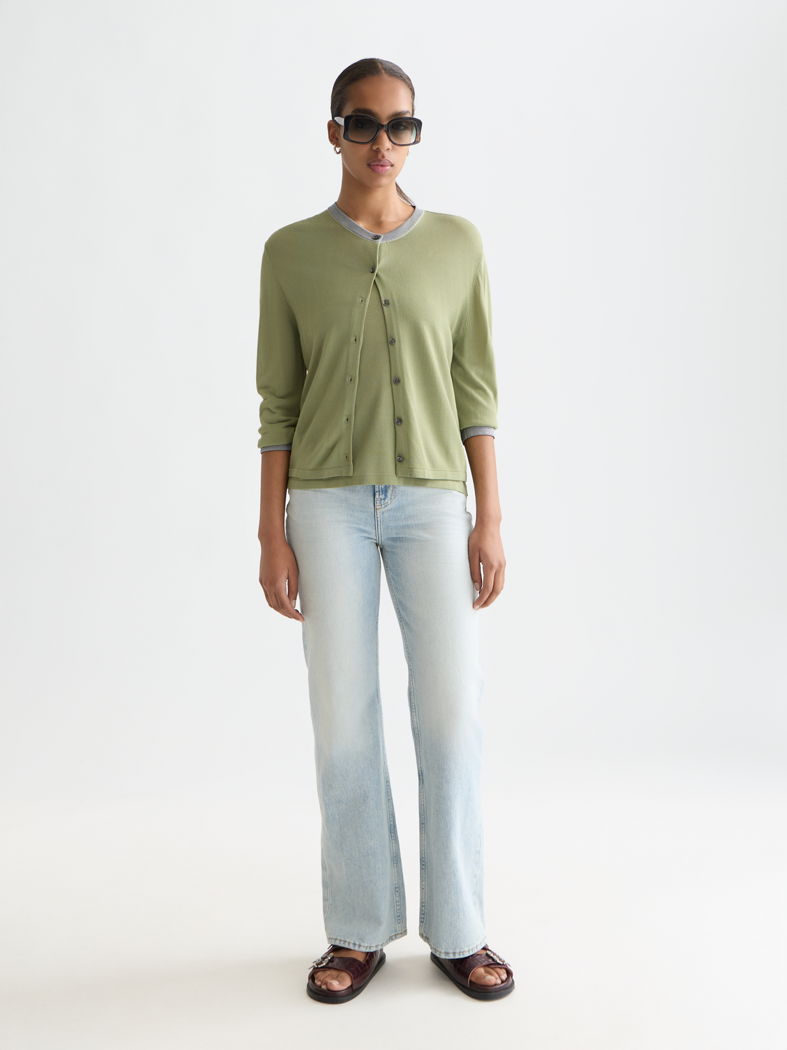 Crewneck cardigan - Scotch & Soda AU