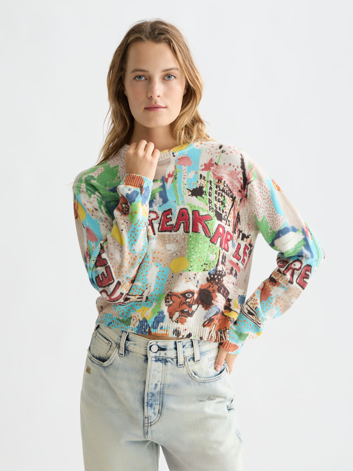 Basquiat printed pullover - Scotch & Soda AU