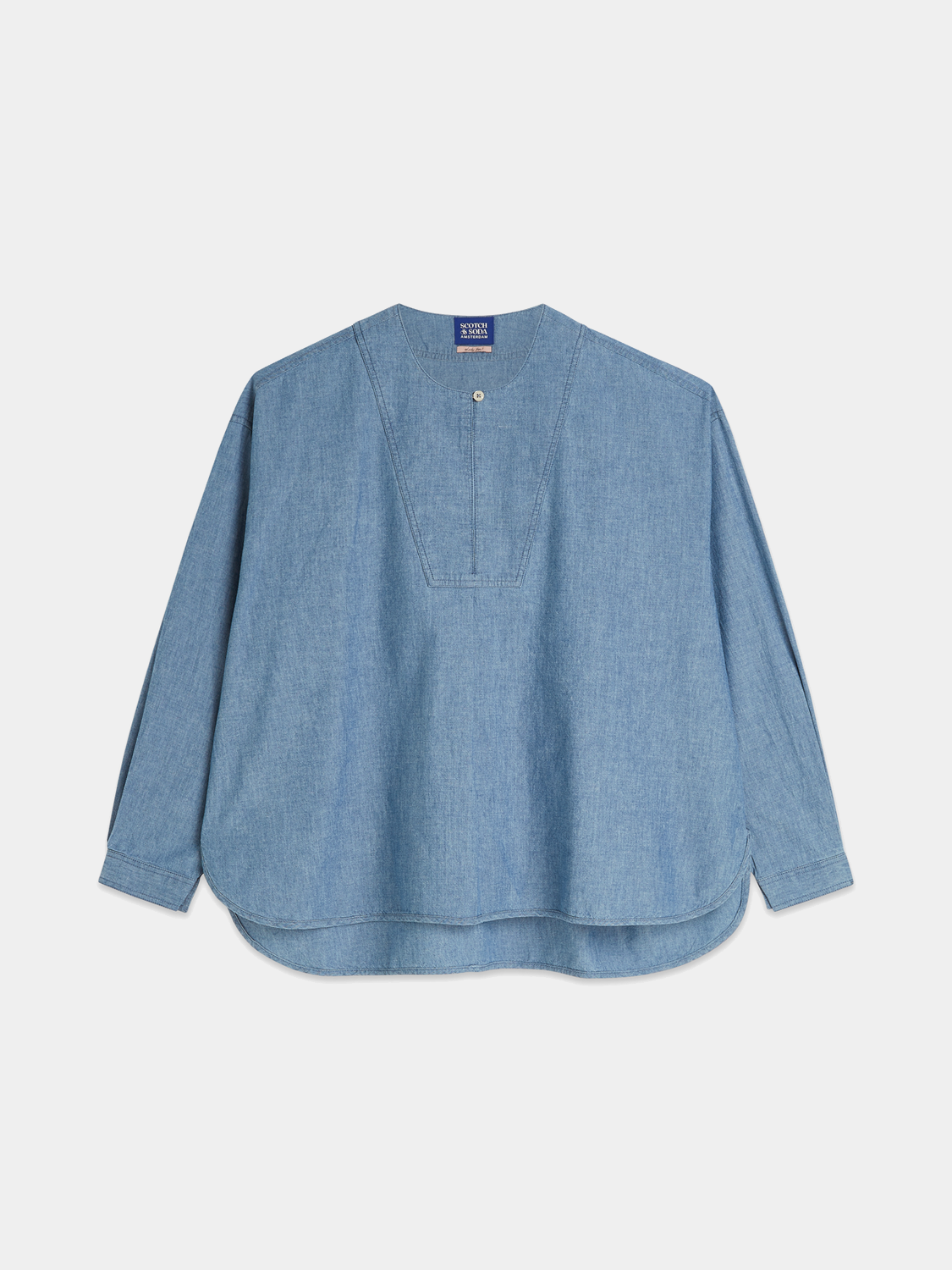 Denim bib shirt - Scotch & Soda AU