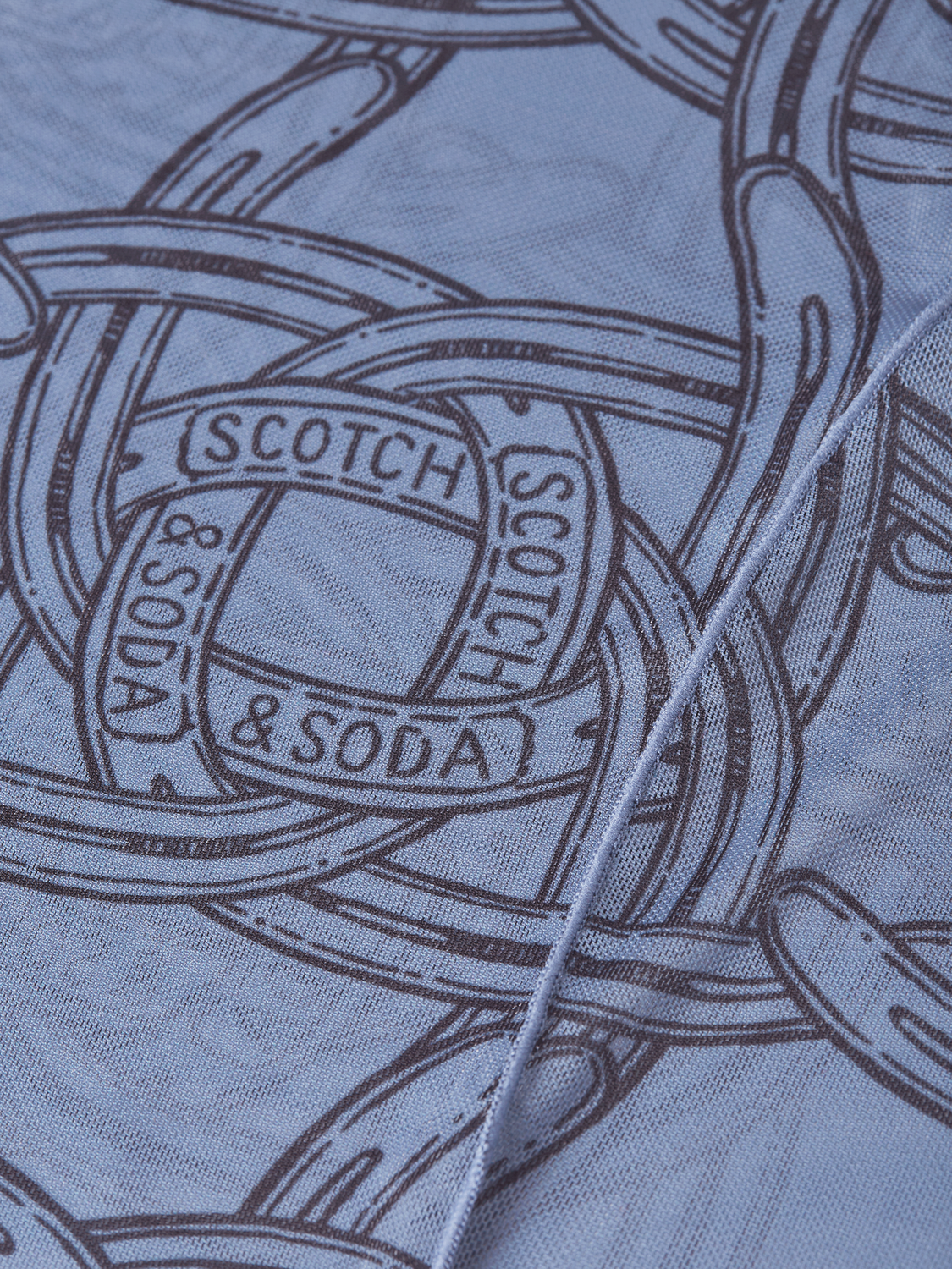 Mesh long sleeved t-shirt - Scotch & Soda AU