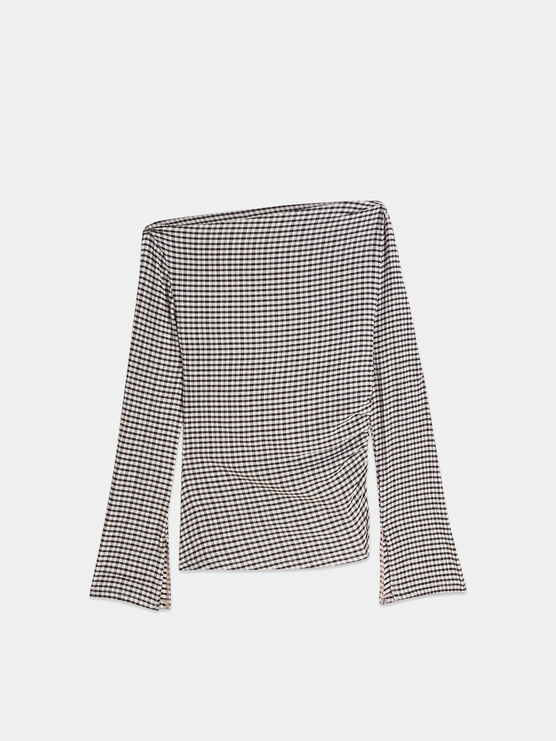 Gingham long sleeved t-shirt - Scotch & Soda AU