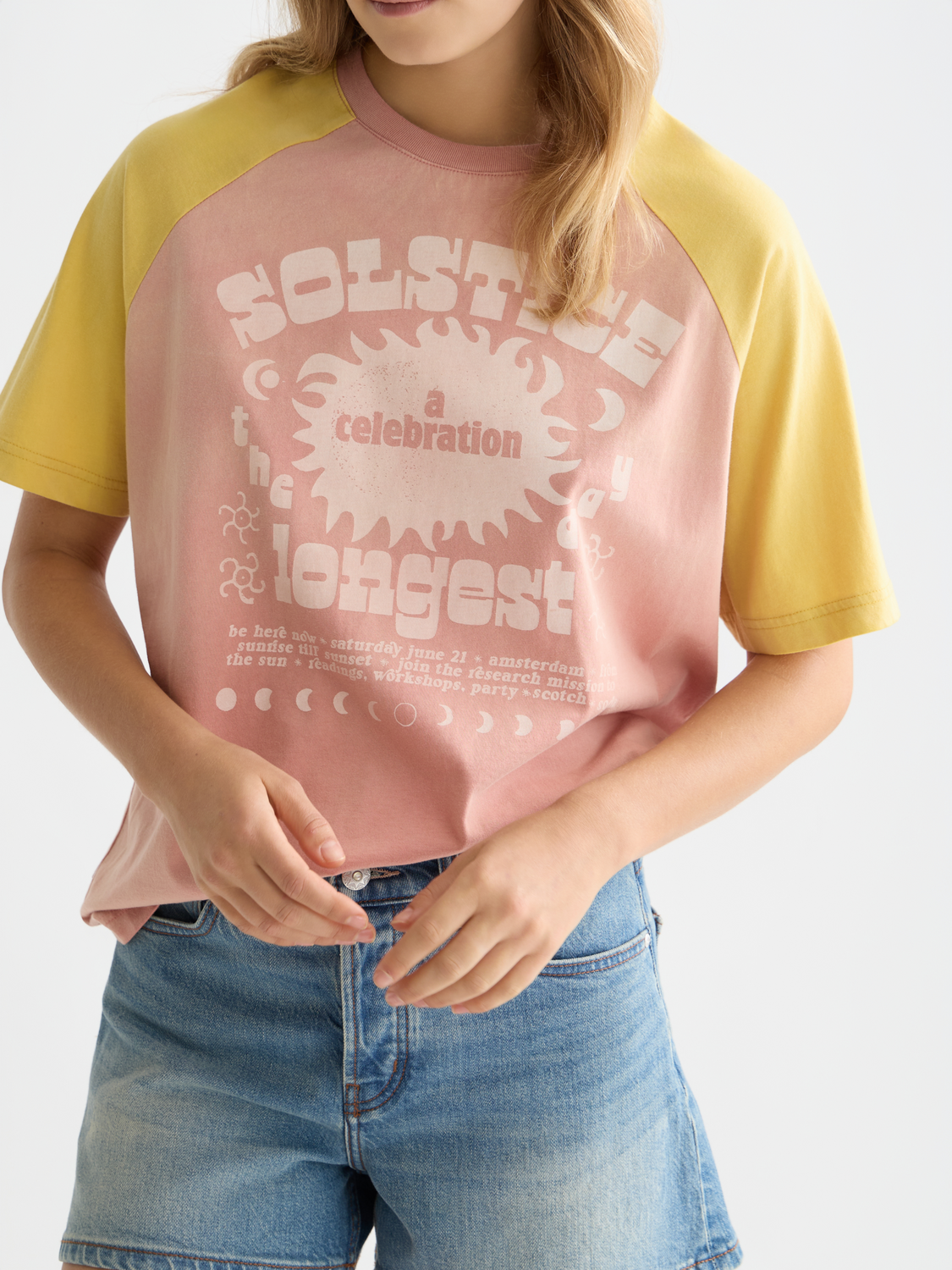 Raglan artwork t-shirt - Scotch & Soda AU
