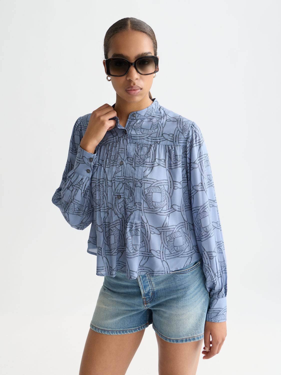 Pintuck shirt - Scotch & Soda AU