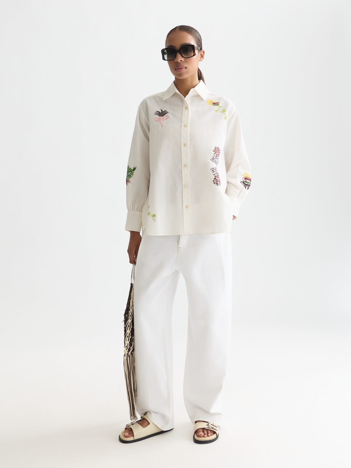 Embroidered girlfriend shirt - Scotch & Soda AU