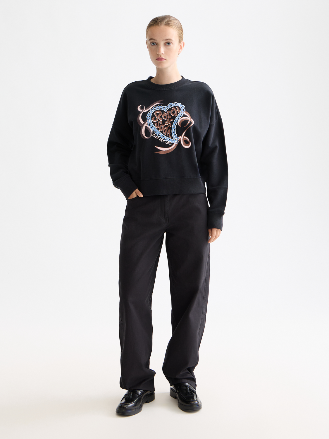 Chest artwork sweatshirt - Scotch & Soda AU