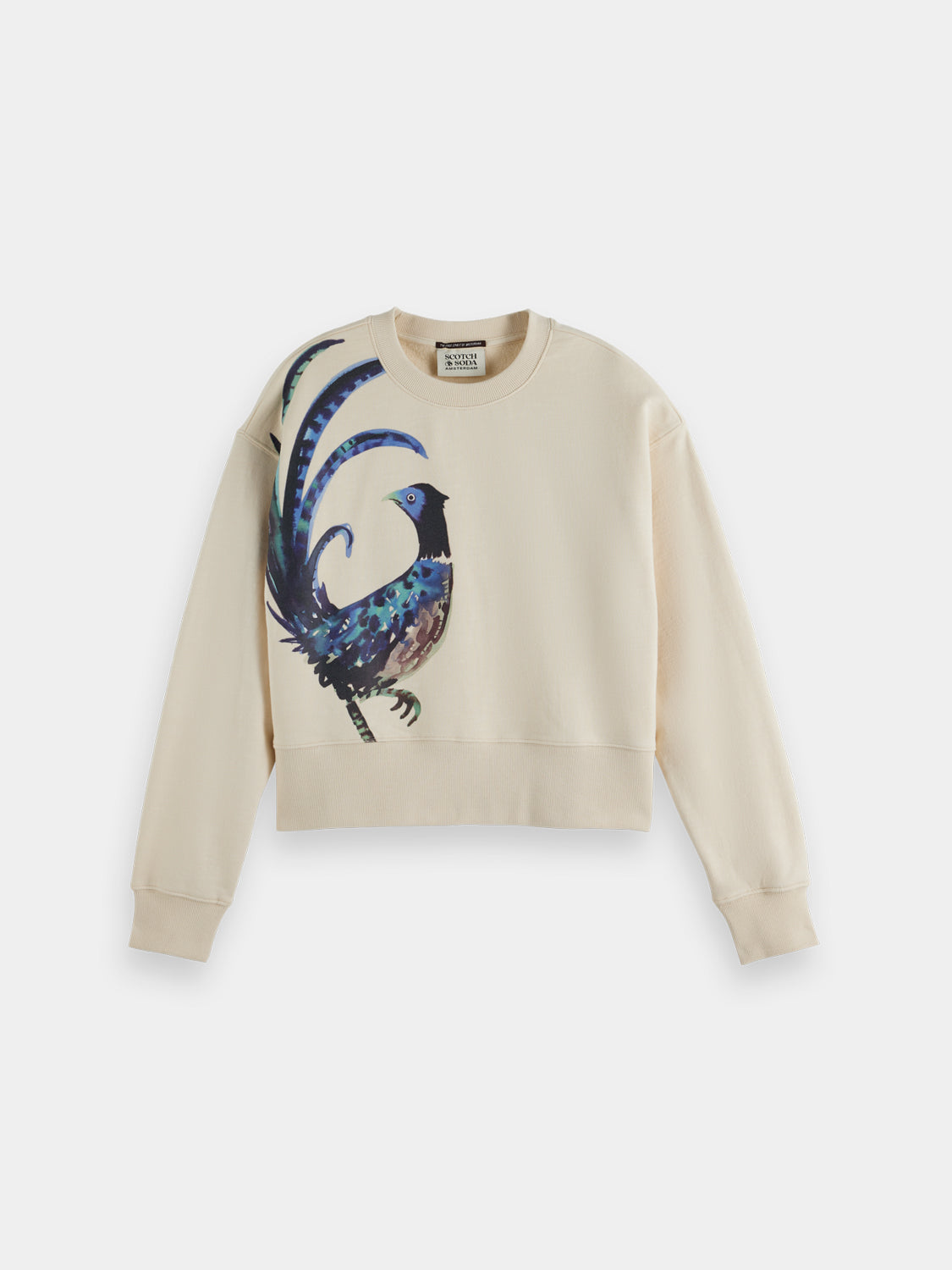 Washed artwork sweatshirt - Scotch & Soda AU