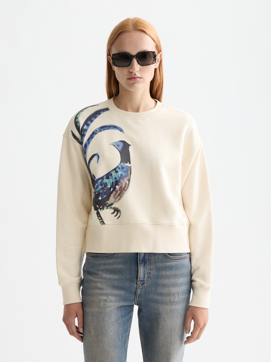 Washed artwork sweatshirt - Scotch & Soda AU