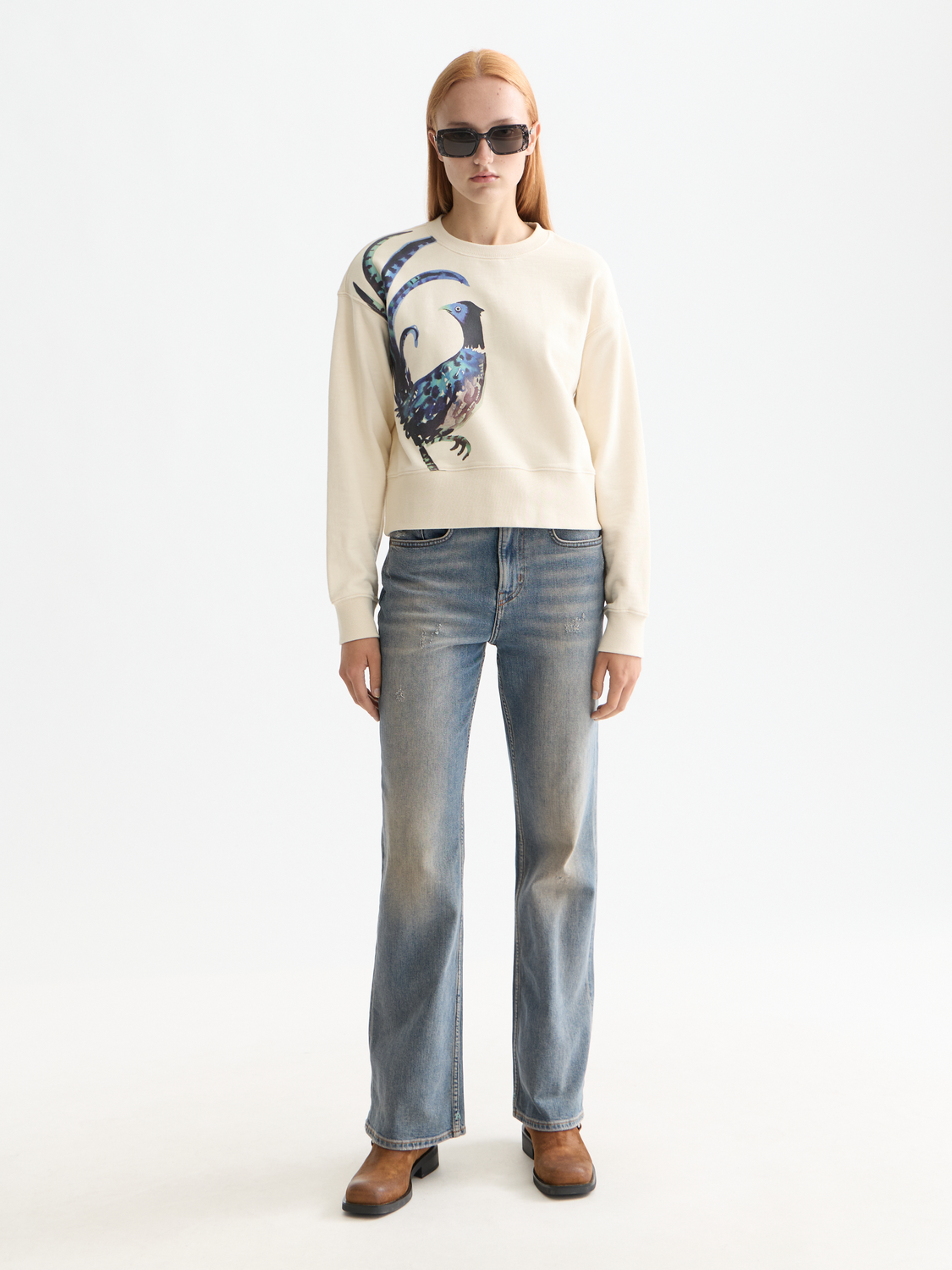 Washed artwork sweatshirt - Scotch & Soda AU