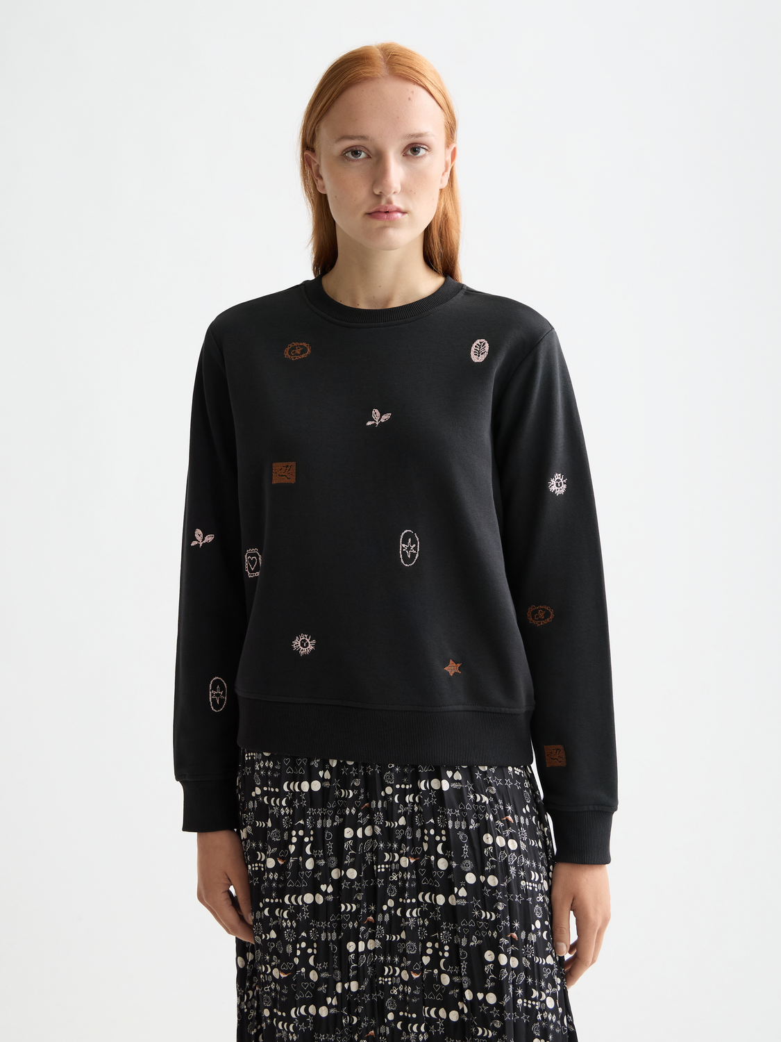 Embroidery sweatshirt - Scotch & Soda AU