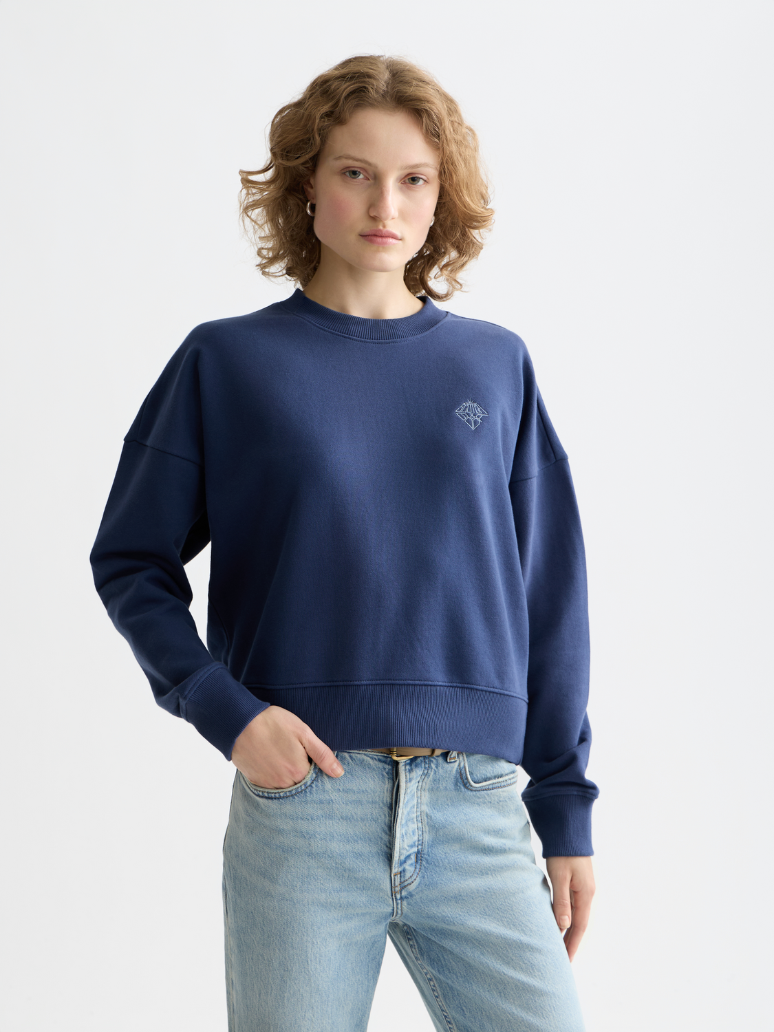 Embroidered logo sweatshirt - Scotch & Soda AU