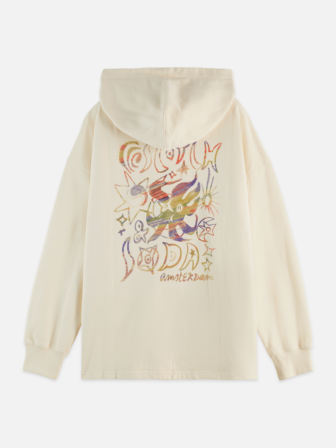 Washed artwork hoodie - Scotch & Soda AU