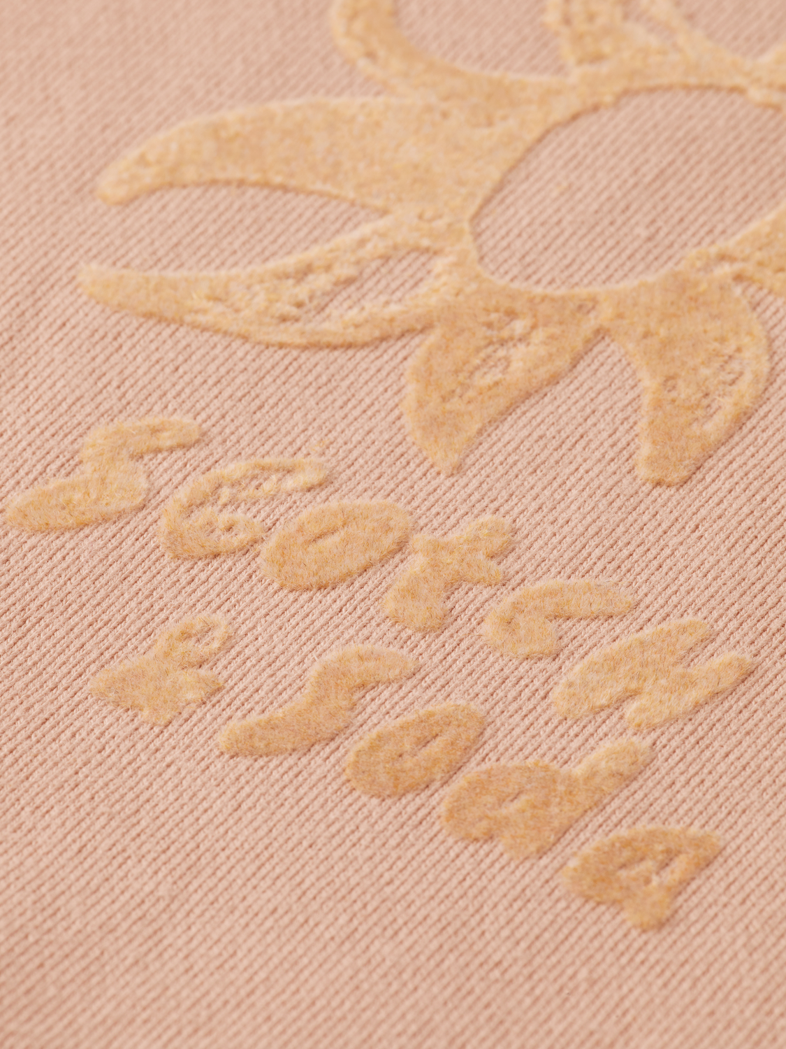 Sweatshirt with flock print - Scotch & Soda AU