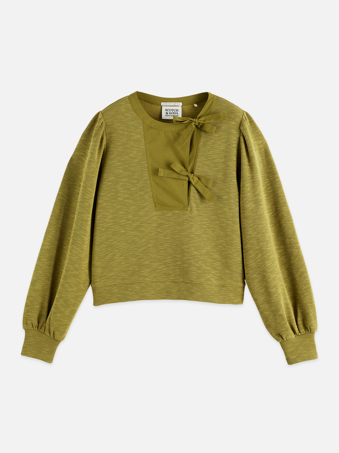 Sweatshirt placket ties - Scotch & Soda AU