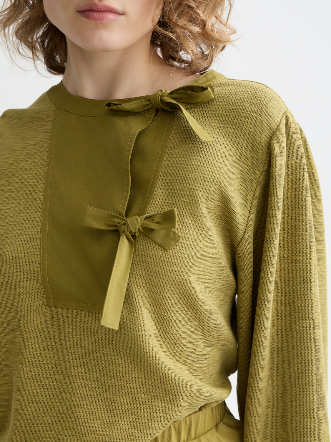 Sweatshirt placket ties - Scotch & Soda AU