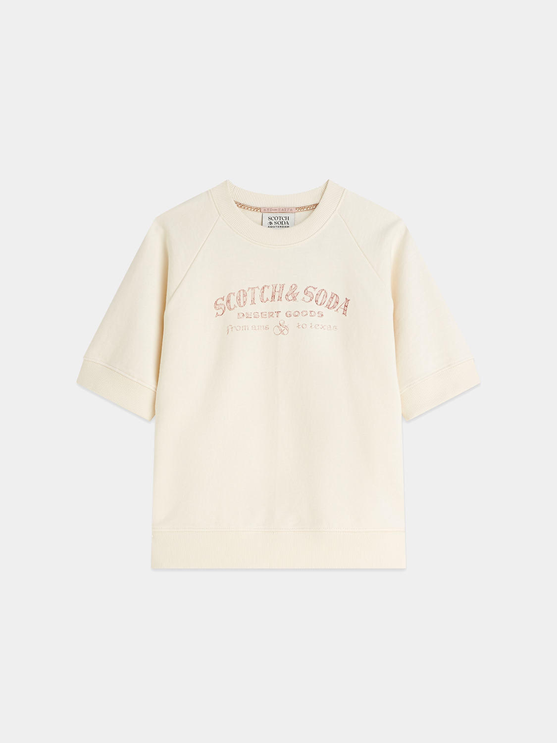 Short sleeved artwork sweatshirt - Scotch & Soda AU