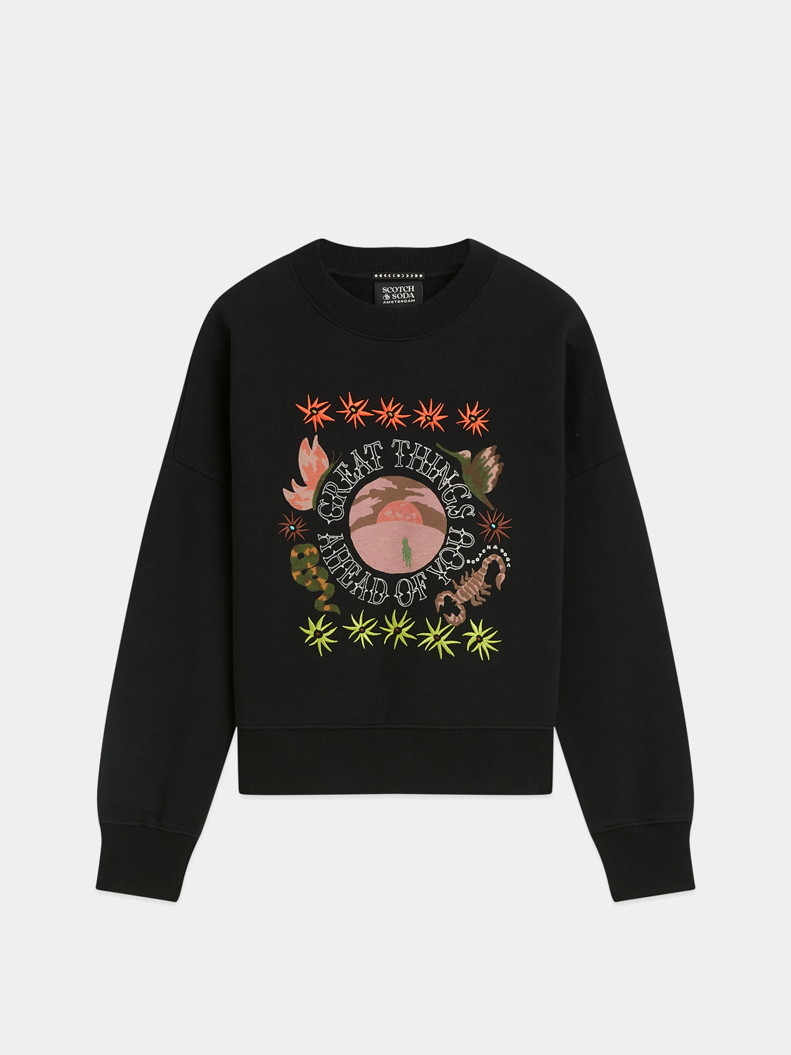 Artwork sweatshirt - Scotch & Soda AU