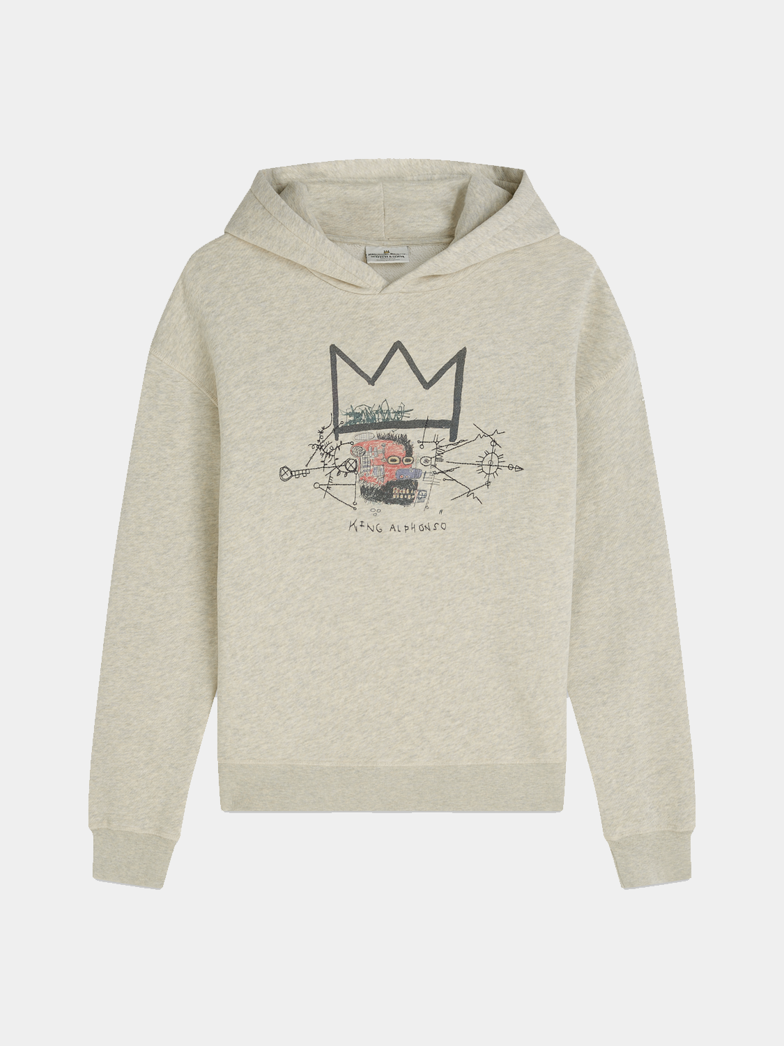 Basquiat washed artwork hoodie - Scotch & Soda AU