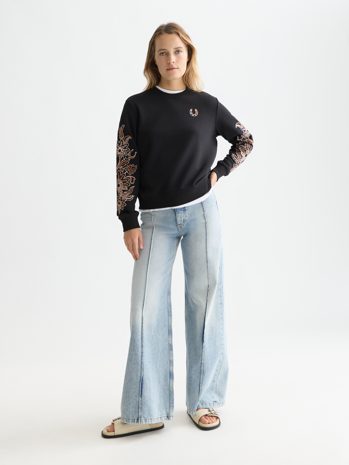 Embroidered sweatshirt - Scotch & Soda AU