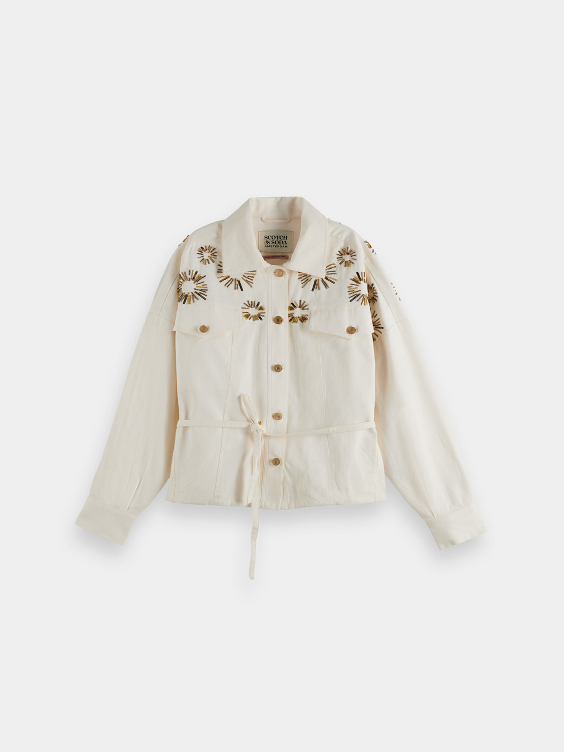 Embroidered trucker jacket - Scotch & Soda AU