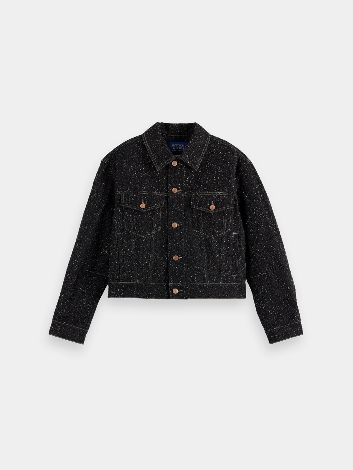 Textured denim jacket - Scotch & Soda AU