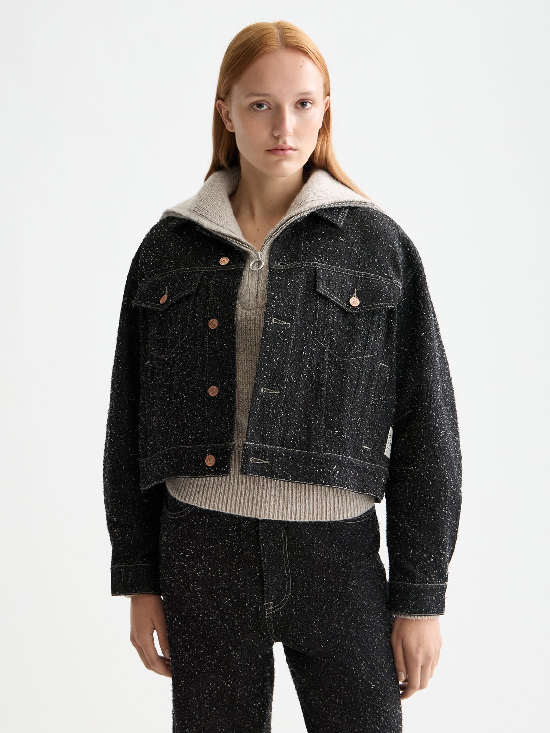 Textured denim jacket - Scotch & Soda AU