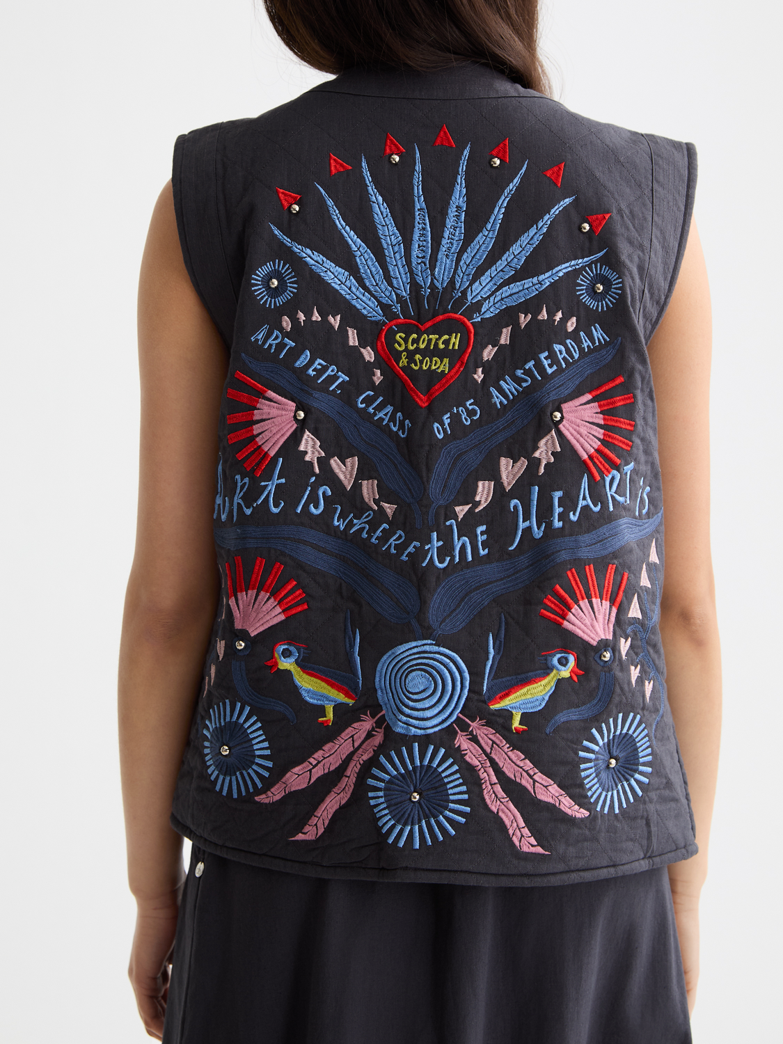 Embroidered gilet - Scotch & Soda AU